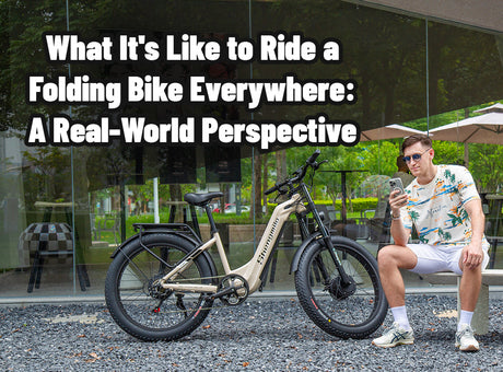 What It's Like to Ride a Folding E-Bike Everywhere: A Real-World Perspective