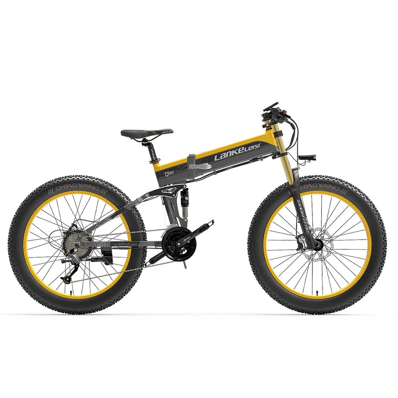 Vélo électrique tout-terrain LANKELEISI XT750 PLUS à grosses fourches