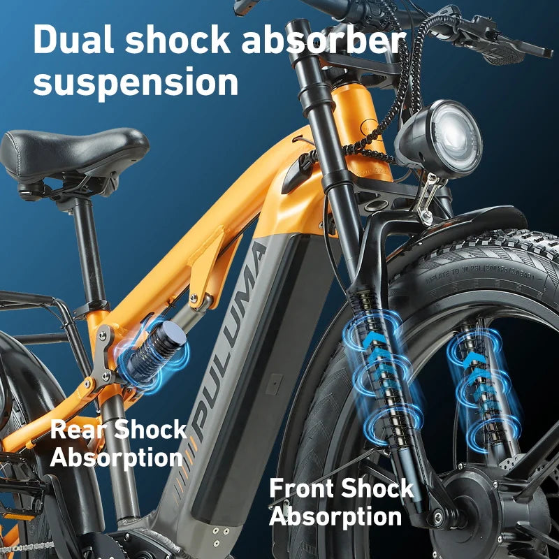 Vélo Électrique FAT à Double Suspension PULUMA PH003 MAX 2000 W