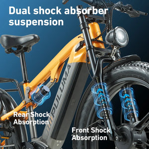 Vélo Électrique FAT à Double Suspension PULUMA PH003 MAX 2000 W