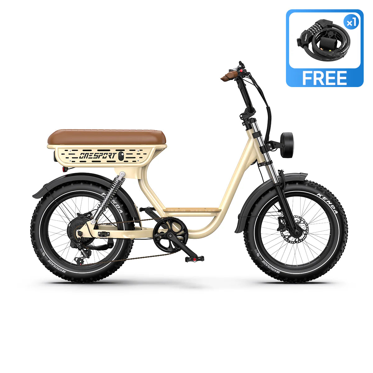 OneSport W77 Fat Tire E-Bike