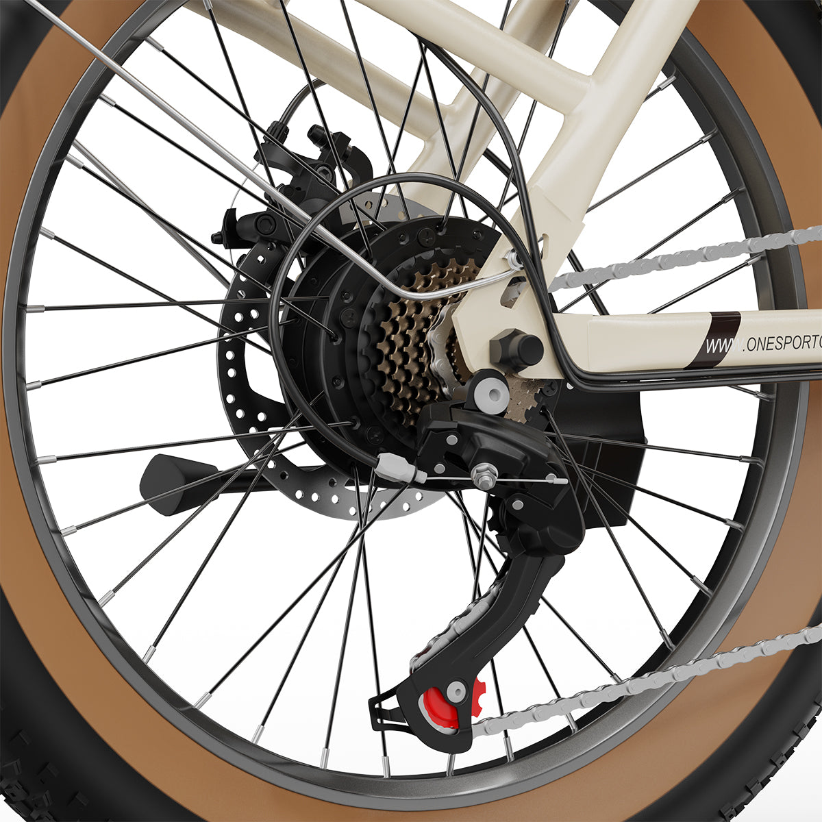 OneSport OT16-2 Vélo électrique pliant